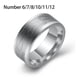 thumbnail image 4 of Anillo de acero inoxidable Minnieouse 8mm anzuelo de pesca estilo Simple color acero, 4 of 6