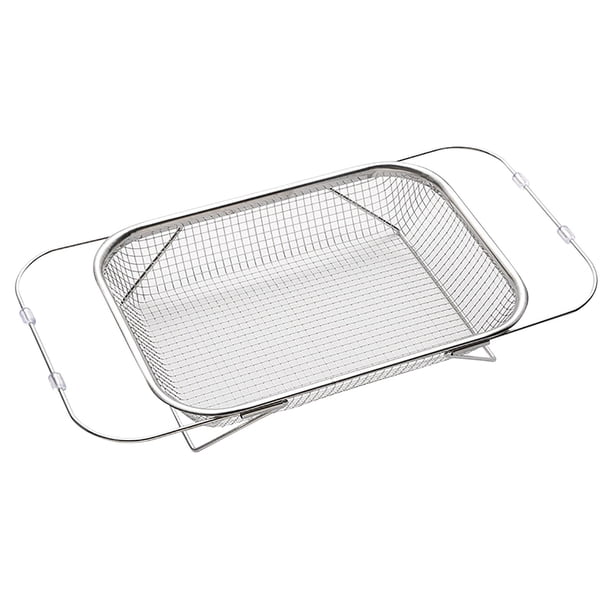 `Cajón de acero inoxidable para cocina, Estantería de almacenamiento, Rodeado de metal resistente, Diseño moderno, Para cocina/comedor, Organizador de platos y frutas, Rack de almacenamiento