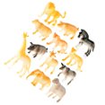 thumbnail image 1 of Vogacara 12 piezas de figuritas de animales de plástico, figuras de niños, accesorios de juego para niños y niñas, modelo realista de tamaño Juguetes Vistoso Vogacara FN007383-02, 1 of 6