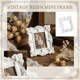 thumbnail image 7 of Vintage Solid Color Mini Photo Frame， Decoration Ornament For Desk Shelf，With Non - Slip Back Stand, For Home Office Decoration And Photo Display, 1Pc, 7 of 7