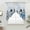 Blue Beige, variant on Light Blue Christmas Snowman Swag Valances for Windows, Kitchen Curtains 36 Inch Length 2 Panels Set, Xmas Tree Elk Gifts Snowflake Short Curtains for Small Windows Rod Pocket Cafe Curtains 28"x36"