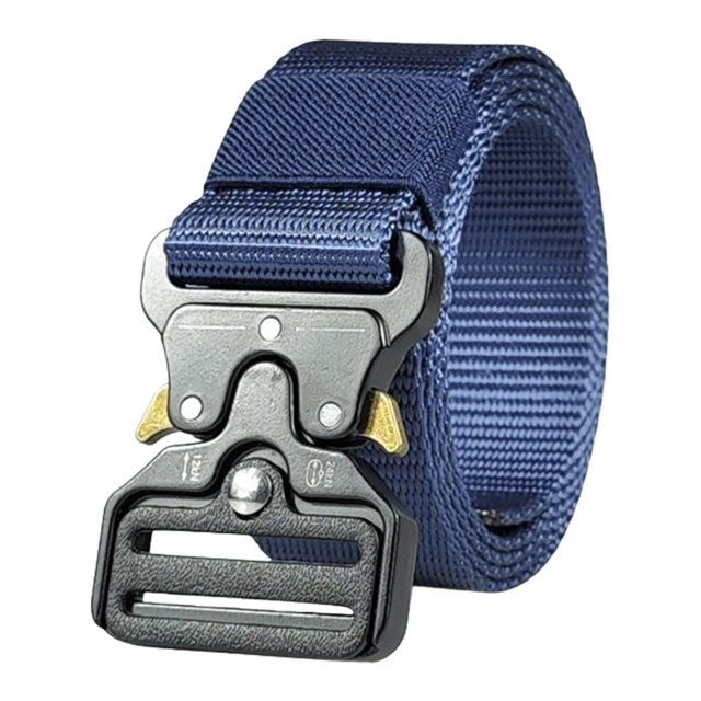 Cinturón de nailon de imitación para hombres - Cinturones trenzados casuales para pantalones de golf - Estiramiento ajustado