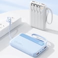 thumbnail image 4 of Injueey Banco de energía ABS Rapids Charging Companion para teléfono con certificación 3C y cordón de gran capacidad Baterías de general, 4 of 6