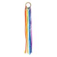thumbnail image 2 of Rainbow Ribbon Círculo de madera Anillo Sonajero Cometa de mano Desarrollar juguete sensorial (A), 2 of 2