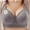 Gray A1, variant on TAGOLD Plus Size Bra for Womens,Womens Bra,,Woman's Lace Flower Gathered Together Large Size Daily Bra Underwear No Rims