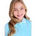 thumbnail image 2 of U.S. Polo Assn. Girls Short Sleeve Polo Shirt, Sizes 4-18, 2 of 2