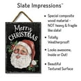 thumbnail image 2 of My Word! Merry Christmas W/ Santa Slate Impressions Wall or Door Hanging Welcome Sign. Christmas Holiday Rustic Farmhouse Home Decor for Living Room, Dining Room Kitchen, Bedroom Large: 8"x11.25", 2 of 5
