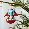 thumbnail image 3 of Décoration Suspendue de Sapin de Noël Mignon Incubé Volant Bébé Forme Unique, 3 of 4