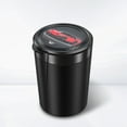 thumbnail image 2 of Jiaeri Metal Car Ashtray with Inner Compartment,No Ash Drop Smoking Accessory,One-Button Open Lid,Multifunctional Cigarette Ash Cup for Vehicle, 2 of 2
