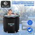 thumbnail image 2 of Bañera de hielo BINYUAN XL para atletas con funda Cold Plunge de 375 litros, 2 of 8