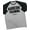 T-Shirt Heather Grey, variant on GYMISH RAGLAN Hardcore Training Workout Gym T-Shirt – Funny Gym Shirt for Men, Fitness & Weightlifting Motivational Tee