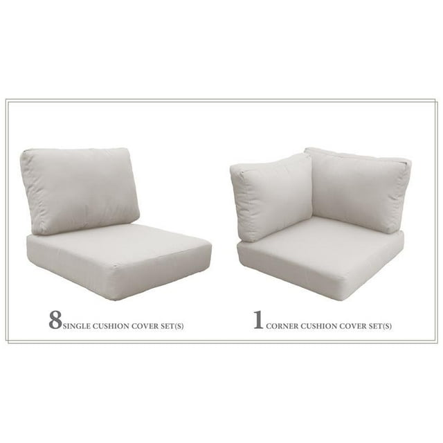 Coussin Dossier Haut pour MIAMI-11a en Beige