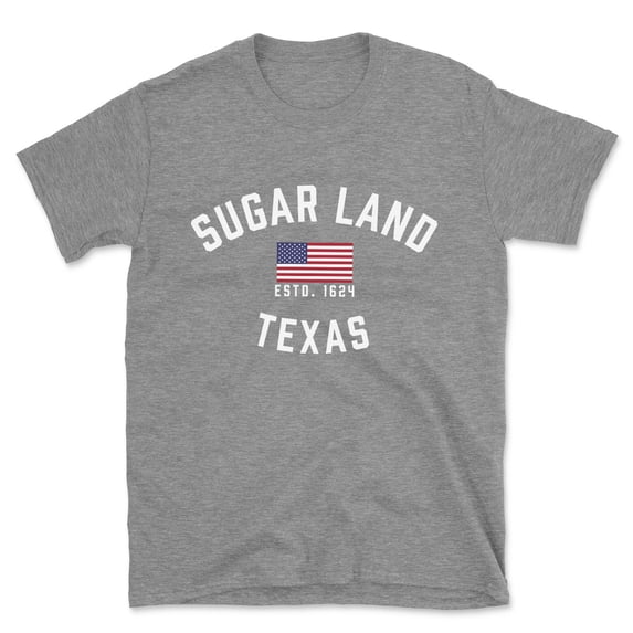 Sugar Land Texas Patriot Men's Cotton T-Shirt