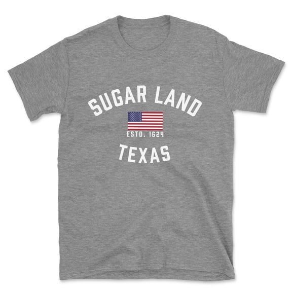 Sugar Land Texas Patriot Men's Cotton T-Shirt