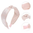 thumbnail image 3 of Unique Bargains 1 Pc Jacquard Embroidery Patchwork Headbands for Women Pink, 3 of 6