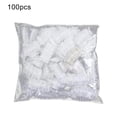thumbnail image 3 of 100PCS Disposable Ear Protector Covers, Waterproof Plastic Caps for Hair Dye, Shower, Bath, Salon, & Personal Use, Clear, 3 of 8