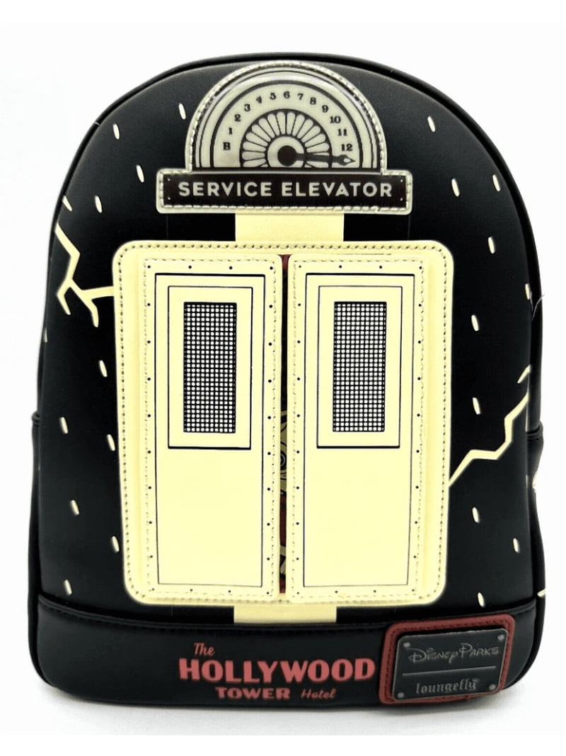disney tower of terrotr mini backpack Disney Parks Tower of Terror Stitch Donald Mickey Loungefly Backpack New W  Tag