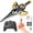 Black‑gold With Dual-control, variant on Flying Sword RC Glider with Gesture & Remote Control, 3-Speed Stunt Plane, Lightweight Easy to Fly RC Glider, Dual Control (Black‑Gold with Handle‑Type Remote)