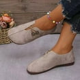 thumbnail image 5 of Mepaouo Women's Suede Clogs Soft Cork Footbed Closed Back Potato Shoes Casual Walking Flat Shoes, 5 of 7