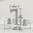 thumbnail image 5 of Vigo Vg01304 Sterling 1.2 GPM Widespread Bathroom Faucet, 5 of 11