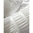 thumbnail image 2 of Sonive King Seersucker Comforter Set White, Bedding Set 3 Pieces, Luxury Soft Lightweight Breathable Bed Set for All Seasons, 2 of 5