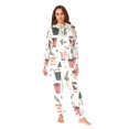 thumbnail image 2 of FORMRS Onesies Pajama for Adults Unisex Hoodie Winter Jumpsuit One Piece Sleepwear, Sizes S-2XL, Christmas Cups, 2 of 7