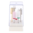 thumbnail image 2 of de brocas de cerámica para uñas, brocas para cutículas con cepillo para eléctricas de uñas, manicura, pedicura, acrílico, herramientas par Colcomx Set de brocas para uñas, 2 of 7