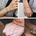 thumbnail image 4 of Palestinian Flag Color Briaded Bracelet Women Men Adjustable-Woven ThreadRobe, 4 of 8