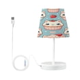 thumbnail image 2 of Cute Cat in Cupcake Desk Lamp LED Table Nightstand Lamps with 3 Color Temperatures for Home Bedroom Living Room Decor 8x12, 2 of 8