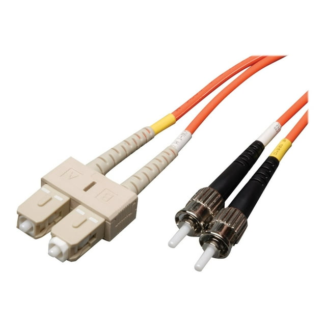Eaton Tripp Lite Series Duplex Multimode 62.5/125 Fiber Patch Cable (SC/ST), 2M (6 ft.) - Network cable - SC multi-mode (M) to ST multi-mode (M) - 1.8 m - fiber optic - duplex