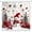 Color 5, variant on 1 Christmas Winter Polyester Shower Curtain for Xmas Holiday Bathroom Home Decor Ornaments with 12 Hooks 72x72 inch