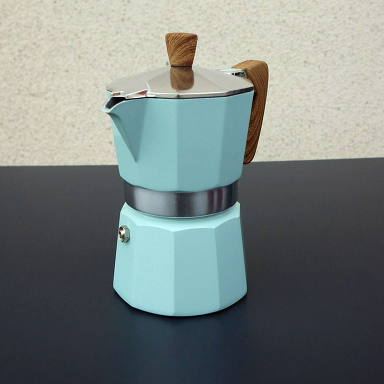 1pc 150ml Mini Aluminum Espresso Moka Pot, Italian Style Coffee