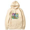 thumbnail image 1 of Lyrical Lemonade Lemon Print Plus Velvet Hooded Sweatshirt For Men And Women, 1 of 2