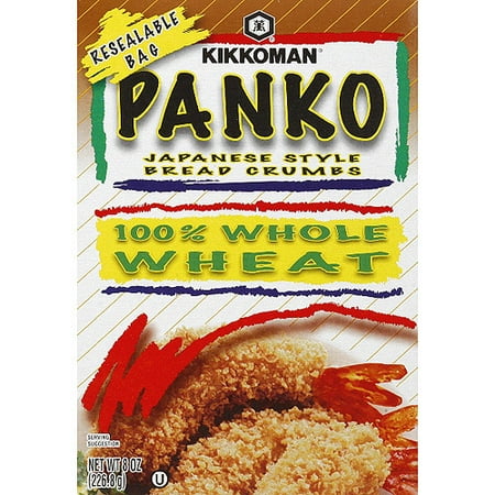 Kikkoman Panko Japanese Style Bread Crumbs, 8 oz, (Pack of