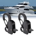 thumbnail image 1 of Pontoon Boat Bumper Clips, Weather Resistant Secure Hold Oxidation Resistant Boat Mudguard Clip Quick Removal  for Motorboats, 1 of 7