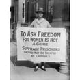 thumbnail image 2 of Woman Suffrage Picket Protests Criminal Arrests Of Militant Protestors From The National Woman'S Party . As, 2 of 2