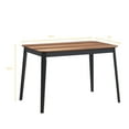 thumbnail image 4 of Giantex Wooden Dining Table, Rectangular Leisure Table w/Wide Table Top, Modern Furniture for Home, Dining Room Restaurant Cafe, 4 of 8