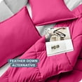 thumbnail image 4 of Bare Home Down Alternative Comforter Set - 3-Pieces - All Seasons - Queen, Pink, 4 of 5