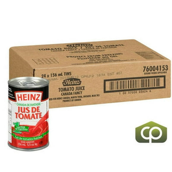 Heinz Juice Tomato 156 ML/5.2 ounces (24/Case) | Pure Tomato Goodness