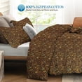 thumbnail image 3 of 1000 TC 100% Egyptian Cotton Duvet set Zipper Closur Ultra Soft Durable and Fade Resistant Color Leopard Print Solid size Twin/Twin Xl, 3 of 7