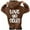 Brown, variant on Crop Hoodie Women Blocked Sweatshirts Women Sweatshirt Pullover Hoodie Sweater Shirt plus Size Pullover Hoodies Ladies Loose Casual Hooded Color-Blocking Long-Sleeved Printed Pocket Red L