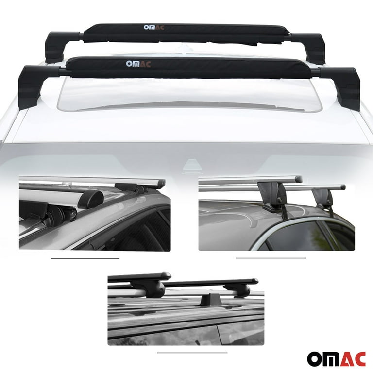 OMAC Roof Rack Pads Car Roof Surfboard Windsurf Canoe Crossbar Protection 2x