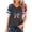 05Grey, variant on Toome Women's American Flag V-Neck T-Shirt, 4th of July Independence Day Patriotic Graphic Tee, Soft Short Sleeve Casual Summer Tops, S-3XL