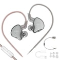 thumbnail image 1 of Audífonos de Cable In-Ear con Sonido de Graves Profundos de Alta HiFi KZ KZ-EDCX con Tres Pares de Auriculares y Cable Adaptador, 1 of 7