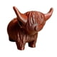 thumbnail image 1 of Figura de vaca, escultura de mesa, regalo de cumpleaños, adorno artesanal, figura en miniatura S granate, 1 of 9