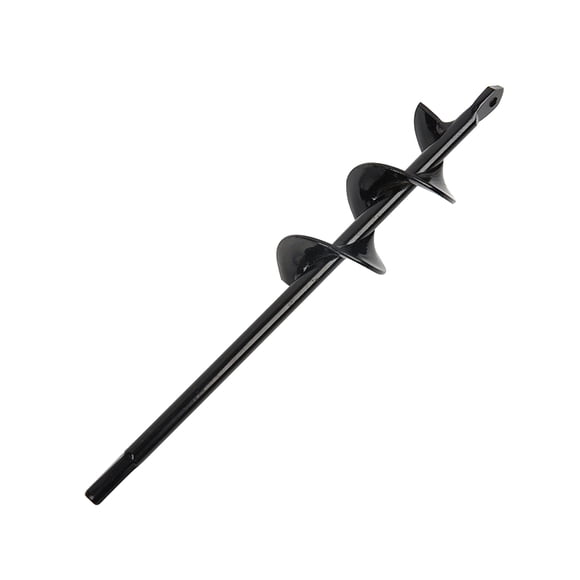 Carbon Steel 4cm Diameter Auger Drill Bit, 22cm Length, Heavy-Duty Spiral Design for Efficient Planting, Ice & Ground Digging – Ideal for Bulbs, Vegetables, Flowers in Backyard, Garden, Farm