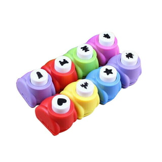 NUOLUX Punch Paper Hole Punch Puncher Shapes Craft Crafts Decorative  Punches Diycircle Heart Flower Scrapbook Shapes Star Cards 