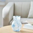 thumbnail image 5 of Better Homes & Gardens Tortoise Glass Vase, 7'', Blue and White, 5 of 5