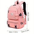 thumbnail image 2 of Casual Large Capacity School Backpack With USB Charging Port, School Backpack, Laptop Compartment For 14 Inch Laptop, 2 of 5