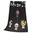 thumbnail image 7 of Lsque The Binding of Isaac Pattern Fuzzy Fleece Throw Blanket Extra Large,Super Soft,Fluffy and Warm Blankets for Couch,Bed,All Season Use (40"x30"), 7 of 7